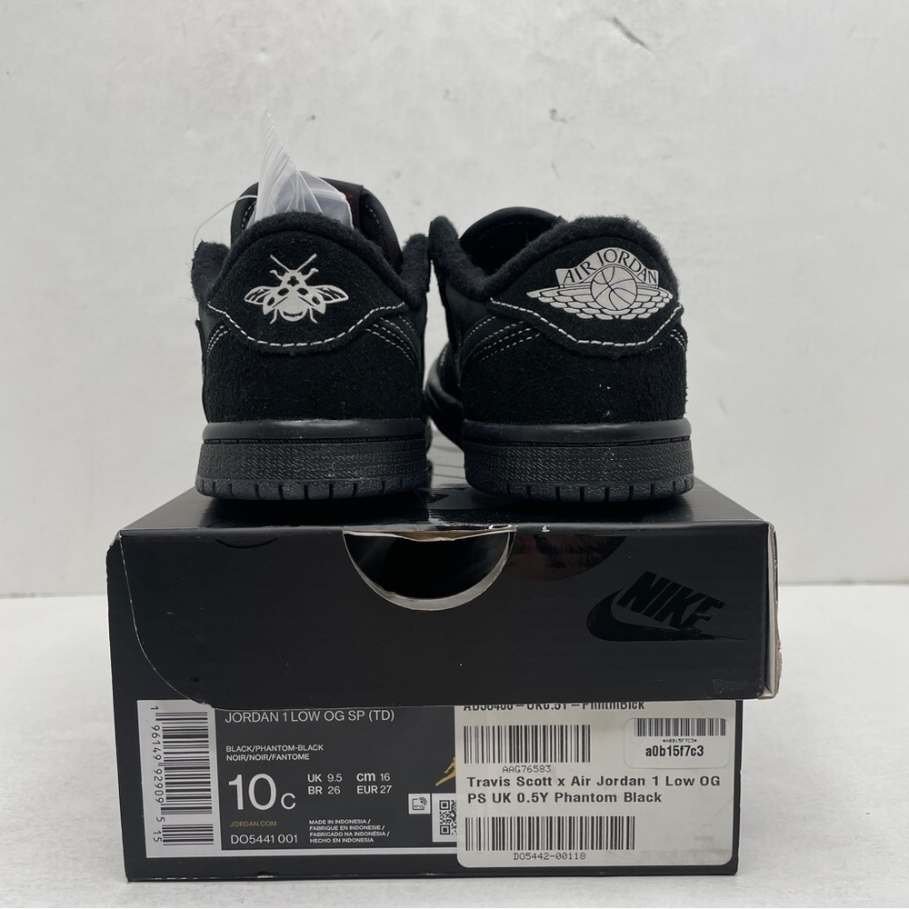 Nike Air Jordan 1 Retro Low TD SP Travis Scott “Black Phantom” 2023 - Picture 4 of 4